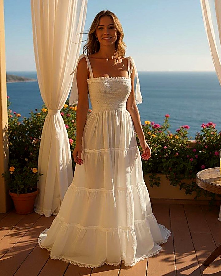 GIOIA Archivio · Aurora Dress Blanco